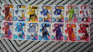 Karty uefa, match, attack, trading card game, 14 kart