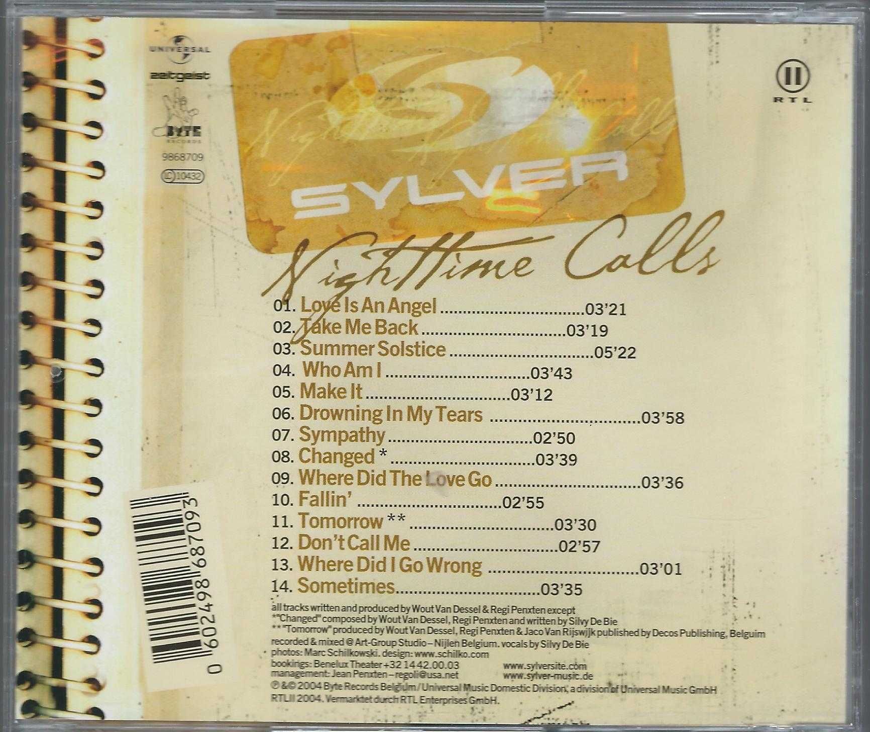 CD Sylver - Nighttime Calls (2004) (Byte Records)