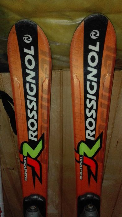 Narty Rossignol Radical JR, 130cm Zestaw