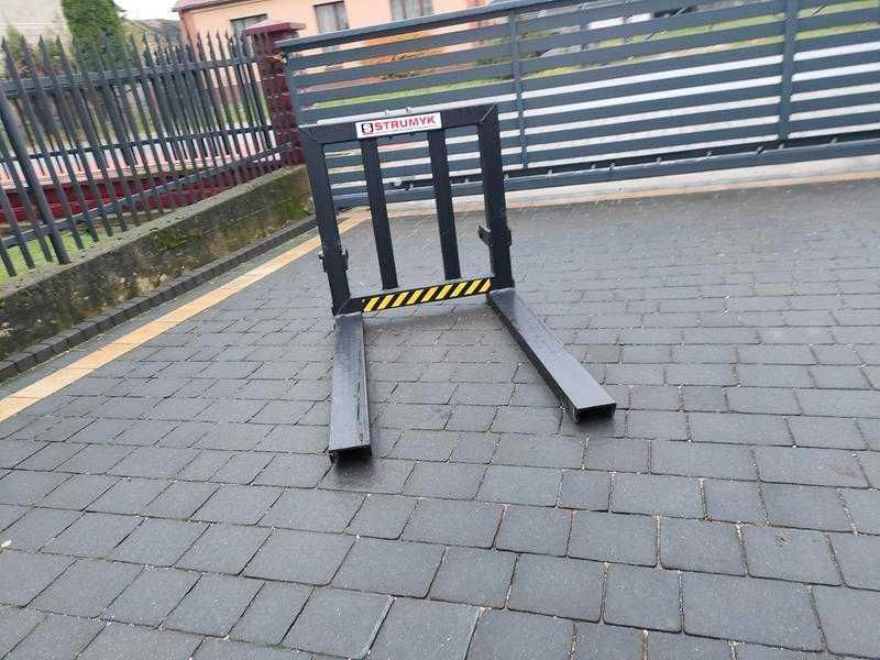 Widły do palet PALECIAK na tył TUZ na podnośnik 1200kg na tył ciągnika