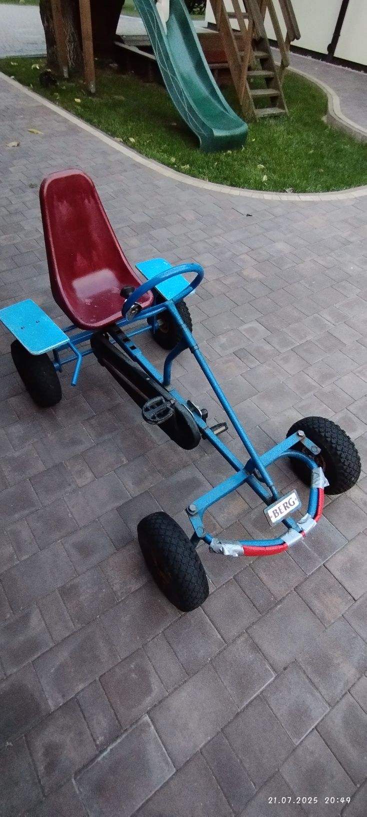Gokart BERG niebieski