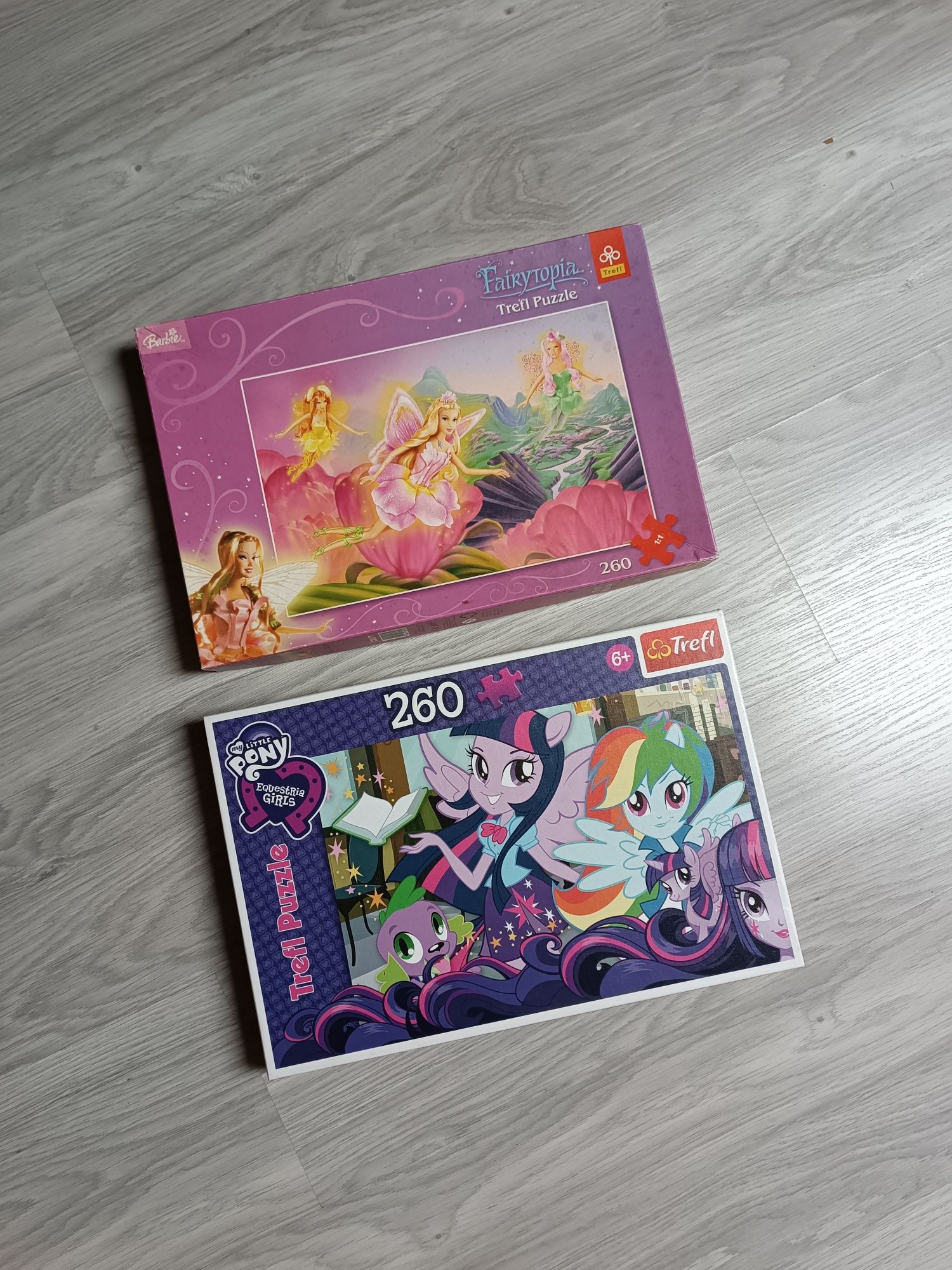 2 paczki puzzle Trefl My little pony MLP kucyki koniki 6+ wróżki