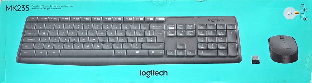 Klawiatura z myszką bezprzewodowa logitech