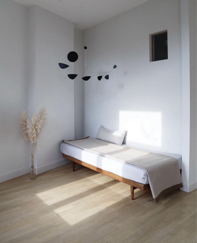 Mid century modern Leżanka, lóżko dzienne danish design, duński