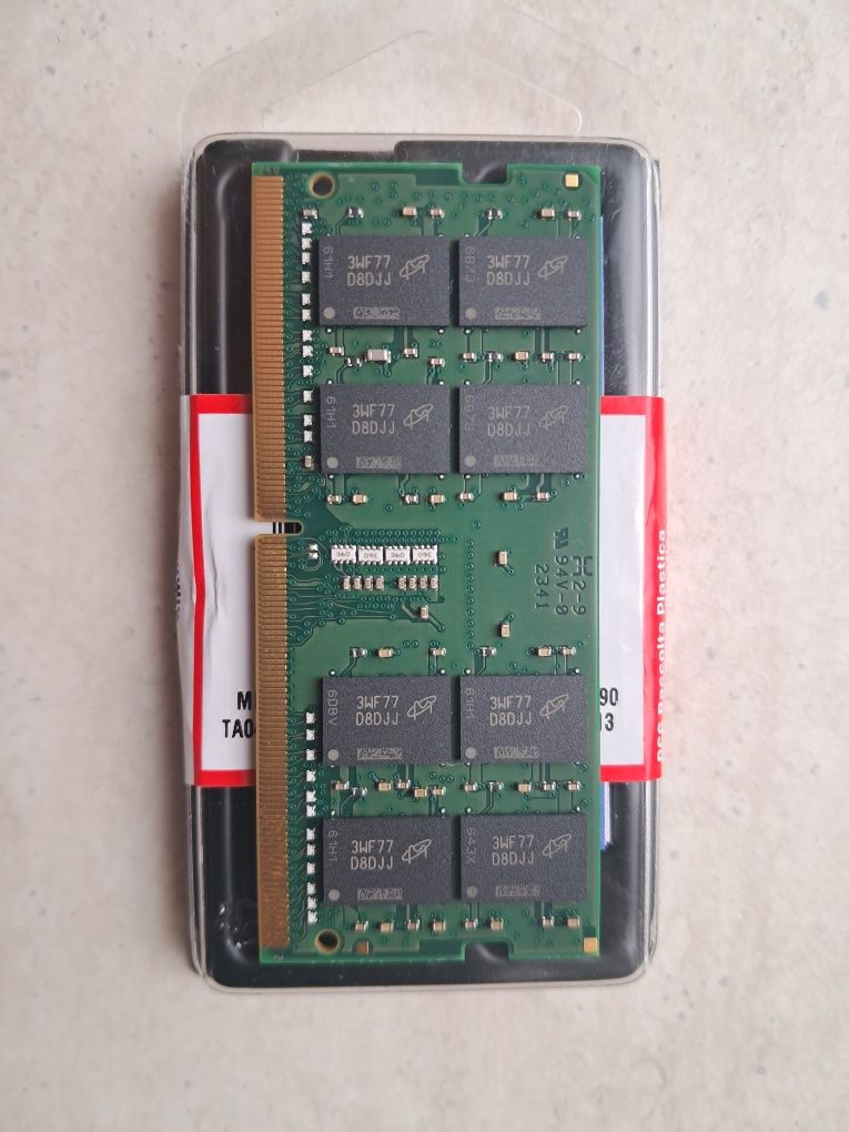 Пам'ять для ноутбука SoDIMM DDR4 32GB Kingston 3200 МГц