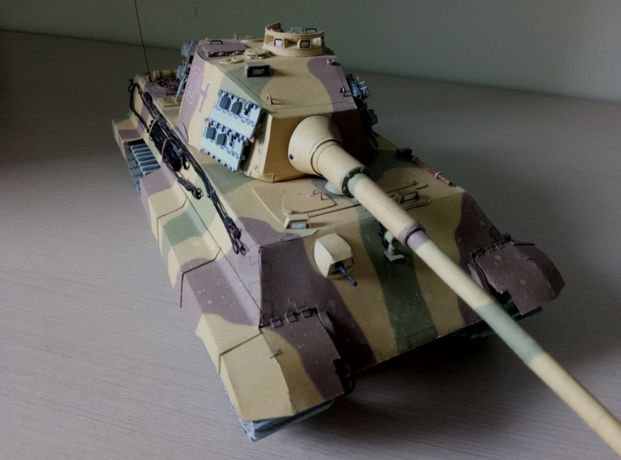 Танк Королевский Тигр PzKpfw VI «Tiger II»Ausf.B «KingTiger» из бумаги