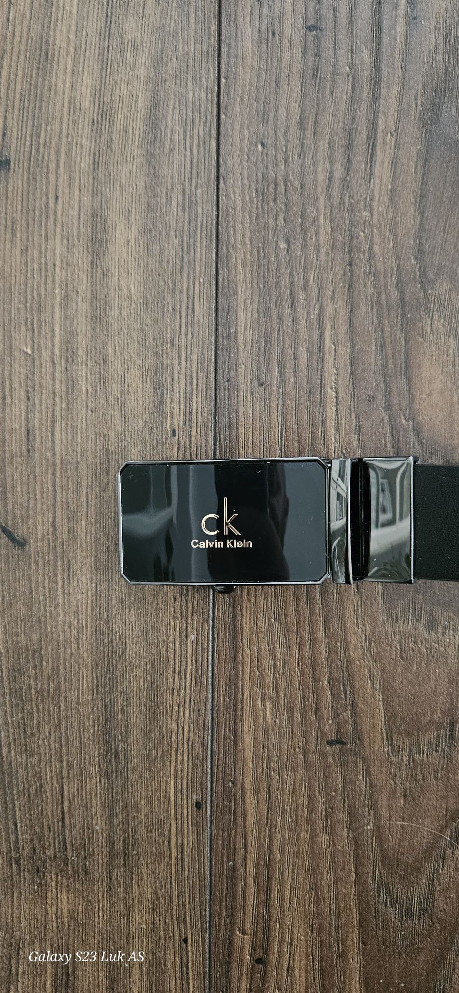 Pasek Calvin Klein. 2 kolory w 1 pasku. Nowy.