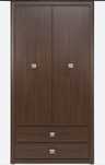 Szafa KOEN black red white kolor Wenge