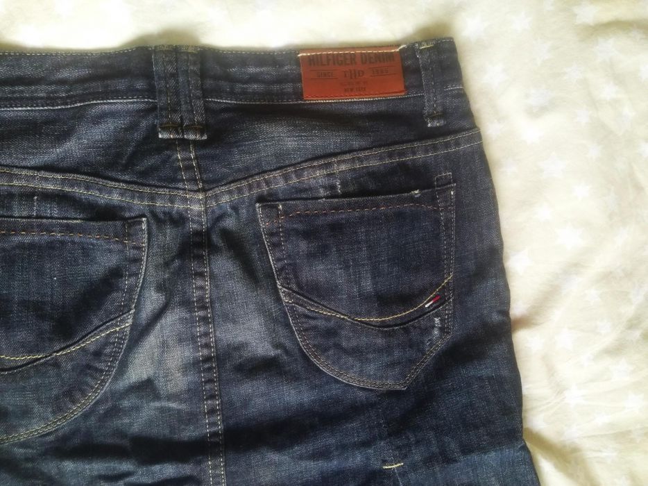 Spódniczka spódnica jeansowa Hilfiger s m 36 38 cudo