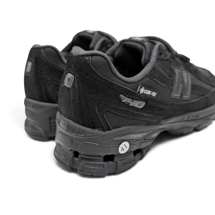 Чоловічі термо кросівки New Balance 740 чорні (Gore-Tex)