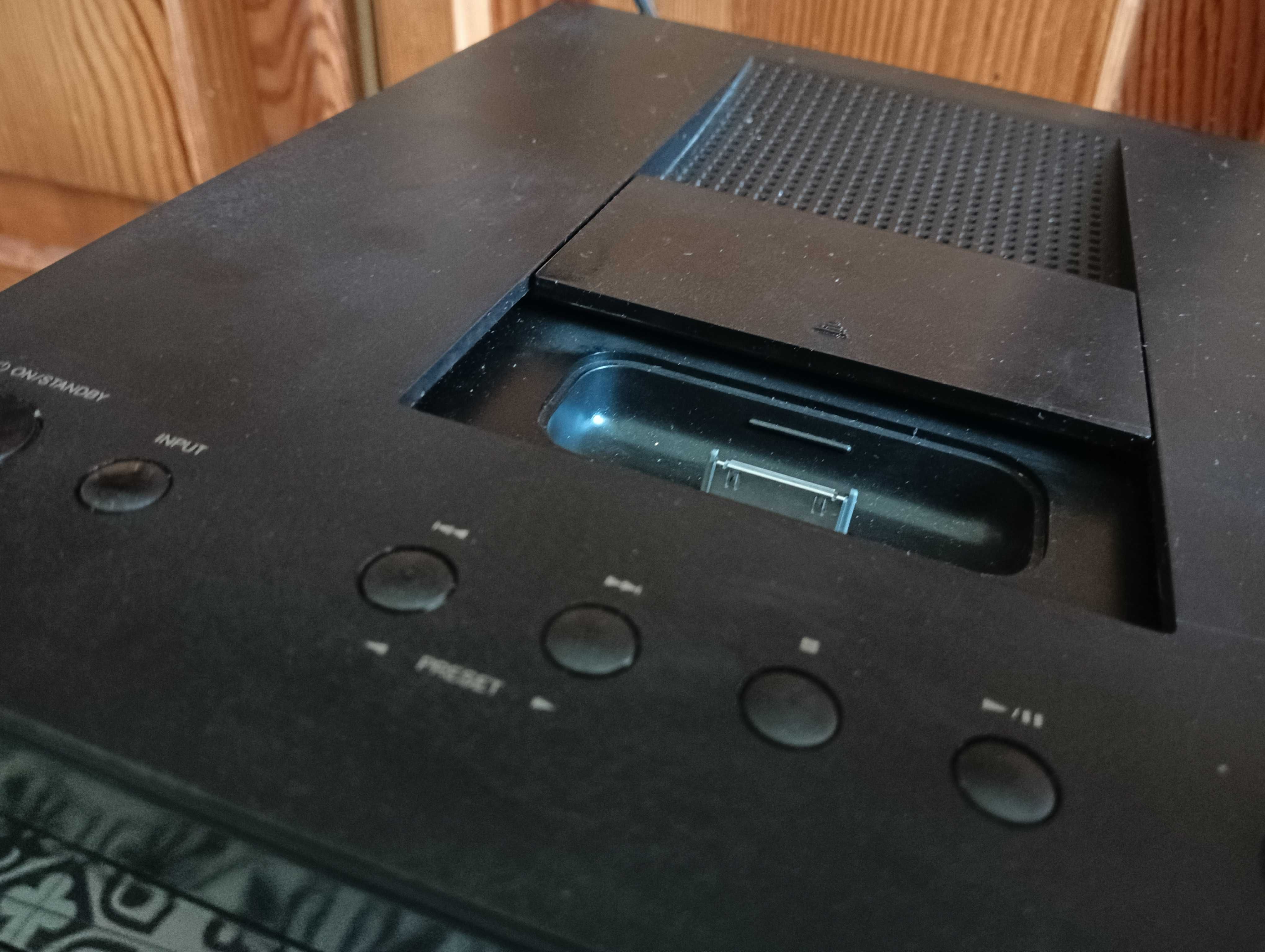 Wieża Onkyo CD receiver CR-245 CD Tuner iPod Dock MP3 USB Subwoofer