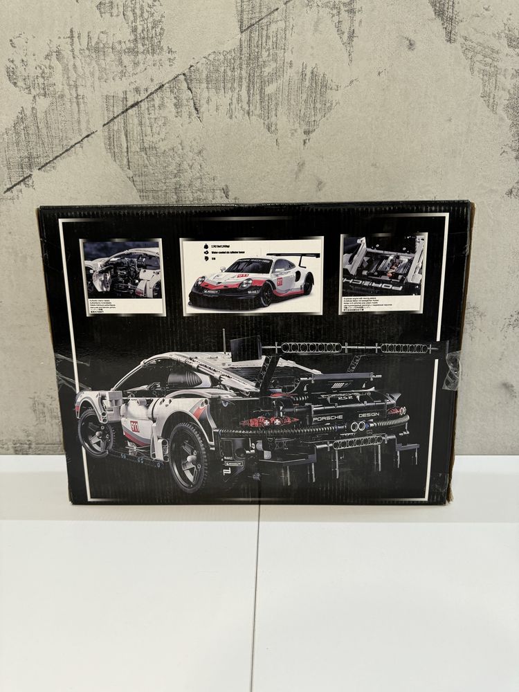 ‼️В коробці‼️ Конструктор Porsche 911 1580 деталей