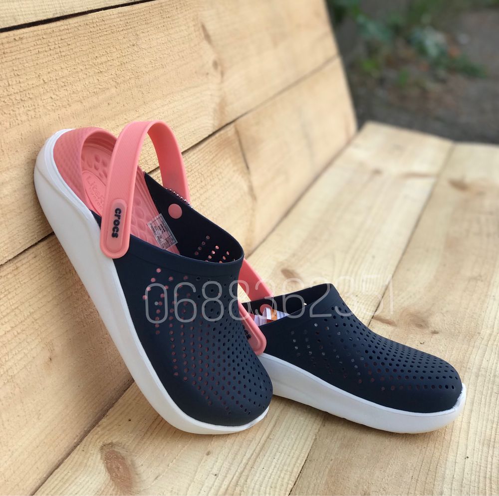 Женские Кроксы Crocs Lite Ride рожеві Крокси для Всіх