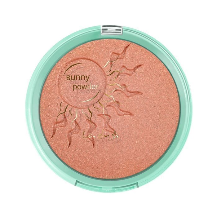 Puder brązujący Lovely Sunny Powder z drobinkami złota 16g