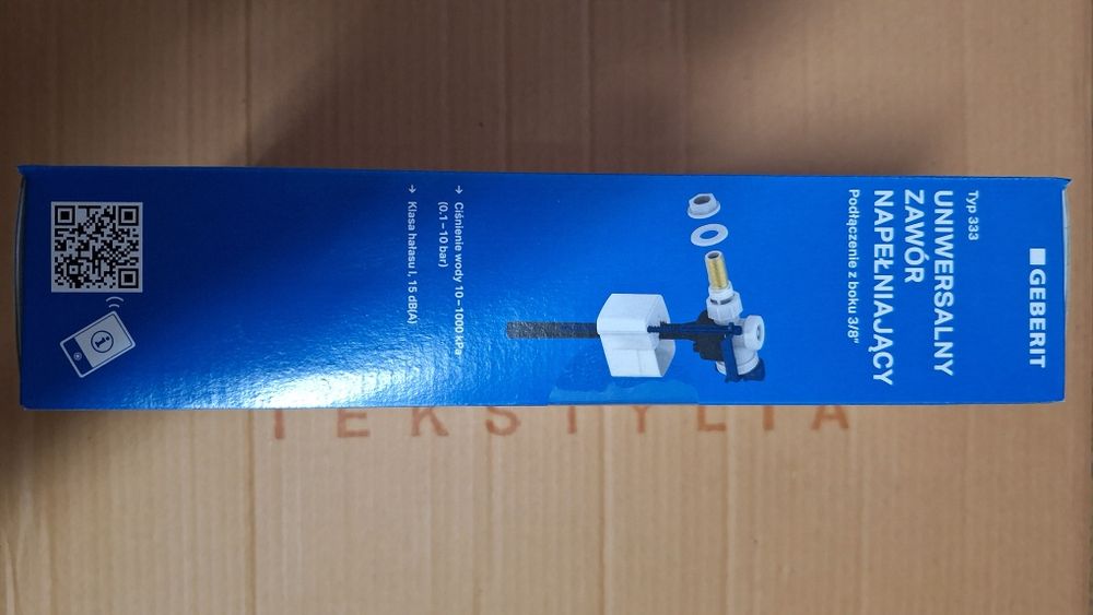 Zawór napełniający GEBERIT - uniwersalny (nowy)