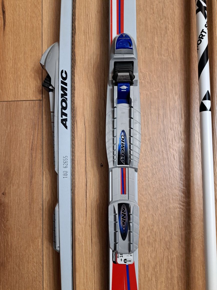 Narty biegowe Atomic NX 5 i kijki Fischer do stylu klasycznego