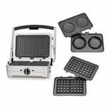 Urządzenie do grillowania, gofrów i omletów Cuisinart 3 w 1 - GRSM3E