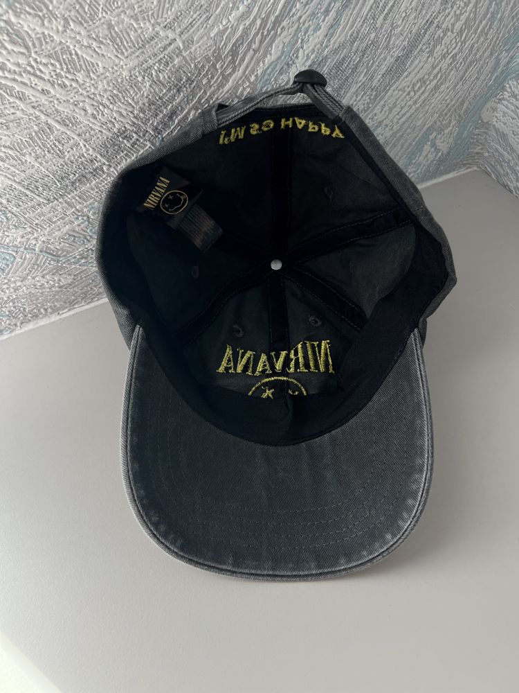 Кепка Nirvana / Бейсболка Nirvana / Nirvana Merch Cap / Мерчова кепка