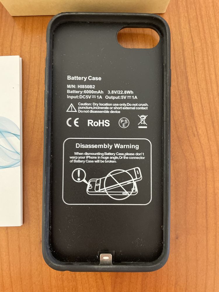 Smart Battery Case Iphone 6/7/8