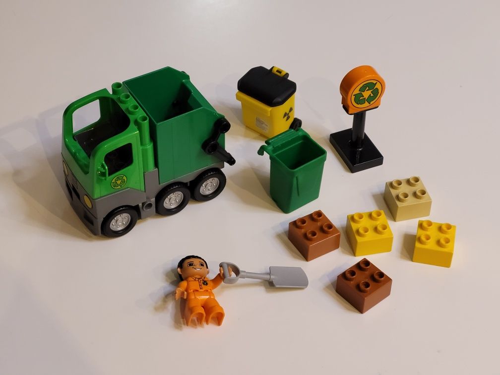 4659 ŚMIECIARKA zestaw kompletny kosz podnoszony klocki LEGO DUPLO