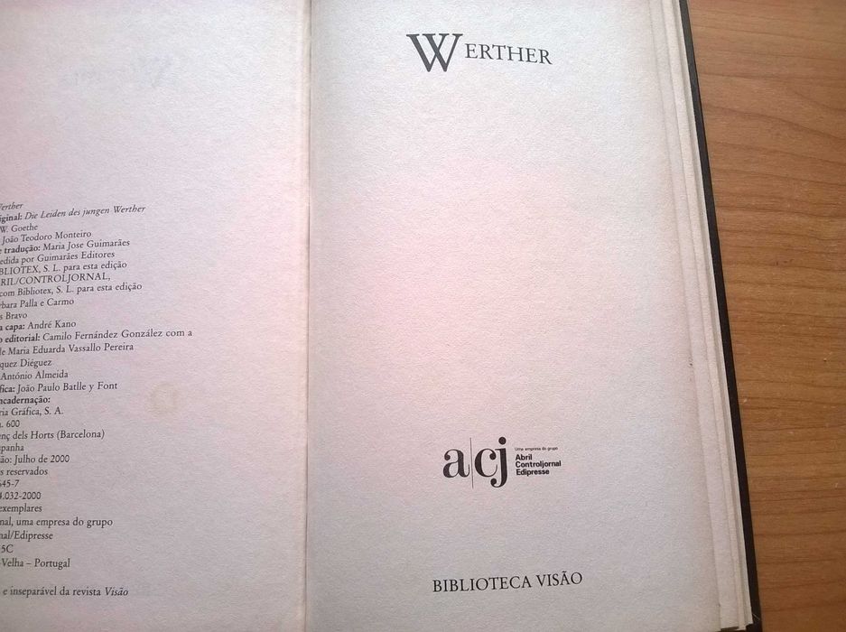 " Werther " - Goethe