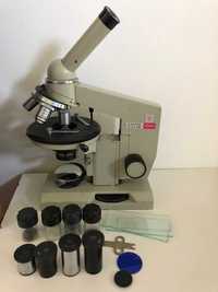 Łomo Biolam P11 mikroskop ZSRR Prl + akcesoria