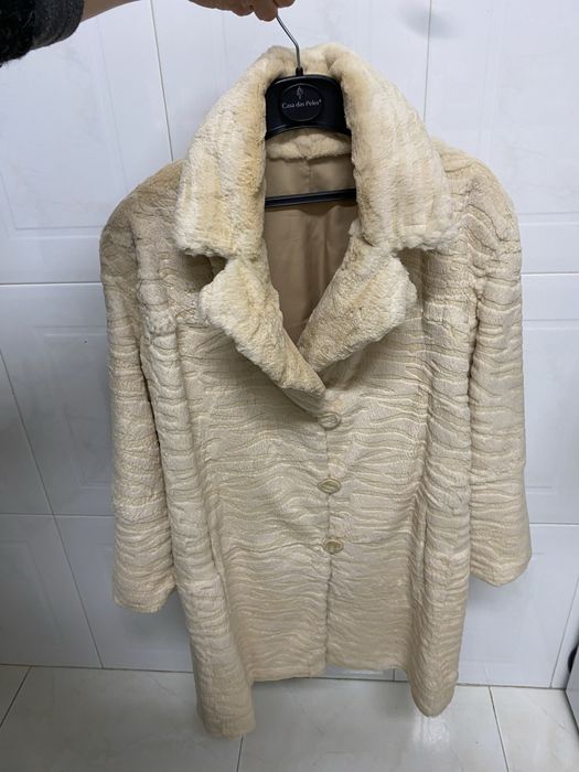 Casaco pêlo coelho reversível