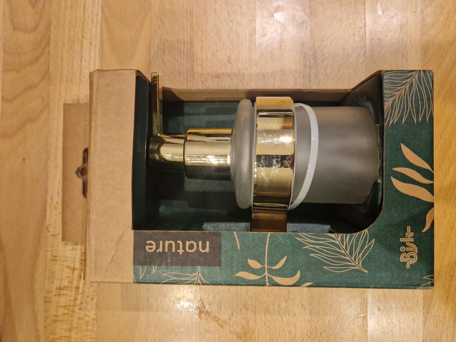 Ręczne dozownik do mydła Bisk 200 ml odcienie żółtego i złota