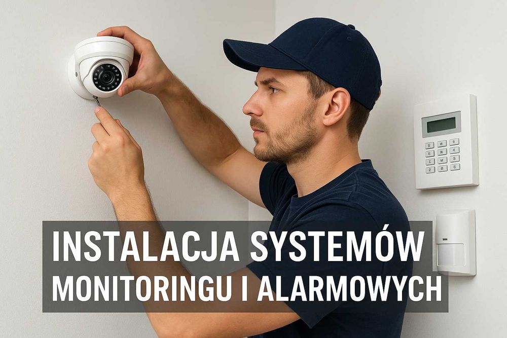 Montaż i serwis - monitoring, kamery, alarm, instalacje elektryczne
