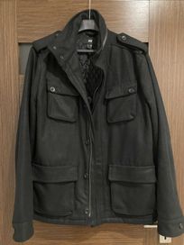 Kurtka płaszcz H&M rozmiar 54 XL czarny pagony garnitur
