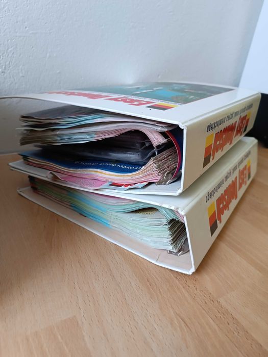 Easy Deutsch - kurs niemieckiego, 2 segregatory, czasopismo, kasety!
