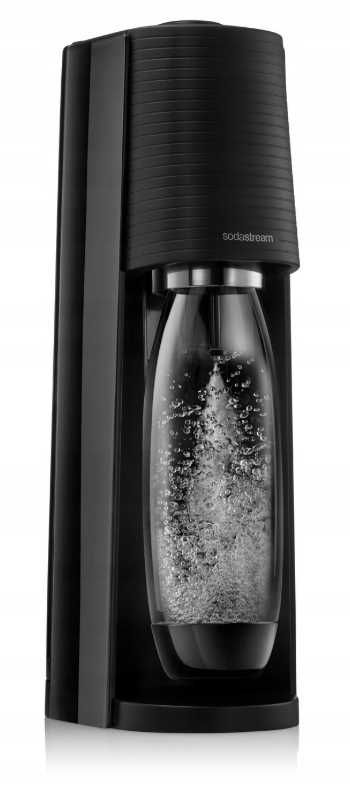 SATURATOR Sodastream Terra Czarny Do Wody Gazowanej Butelka (GRATIS)