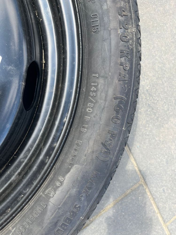 Koło dojazdowe zapasowe zestaw Vw tiguan I 5n0 Nowe