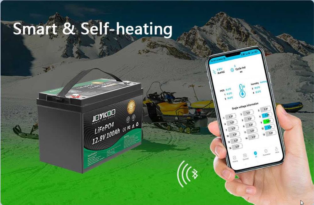 Аккумулятор LiFePO4 12V100Ah 100A BMS БЛЮТУЗ Свіжак!!