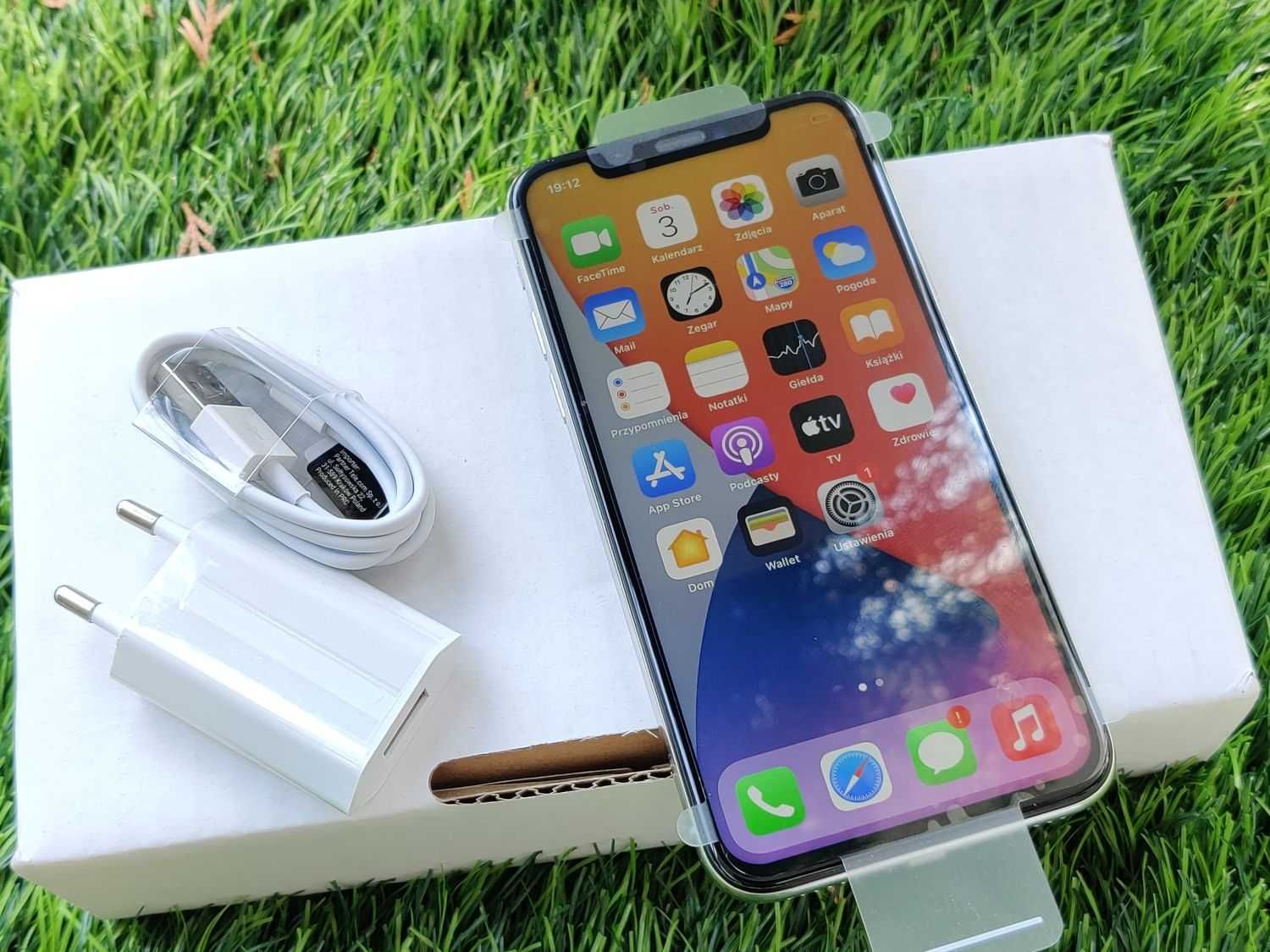 iPhone X 256GB SILVER SREBRNY White Biały Bateria 97% Gwarancja