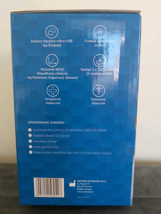 Ciśnieniomierz naramienny nowy
