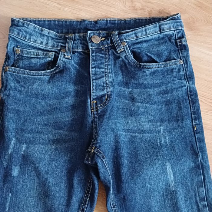 Spodnie dżinsowe  młodzieżowe męskie