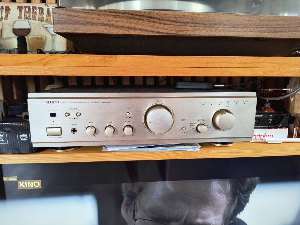 Denon pma 655r , усилитель hi fi , звук, пульт!