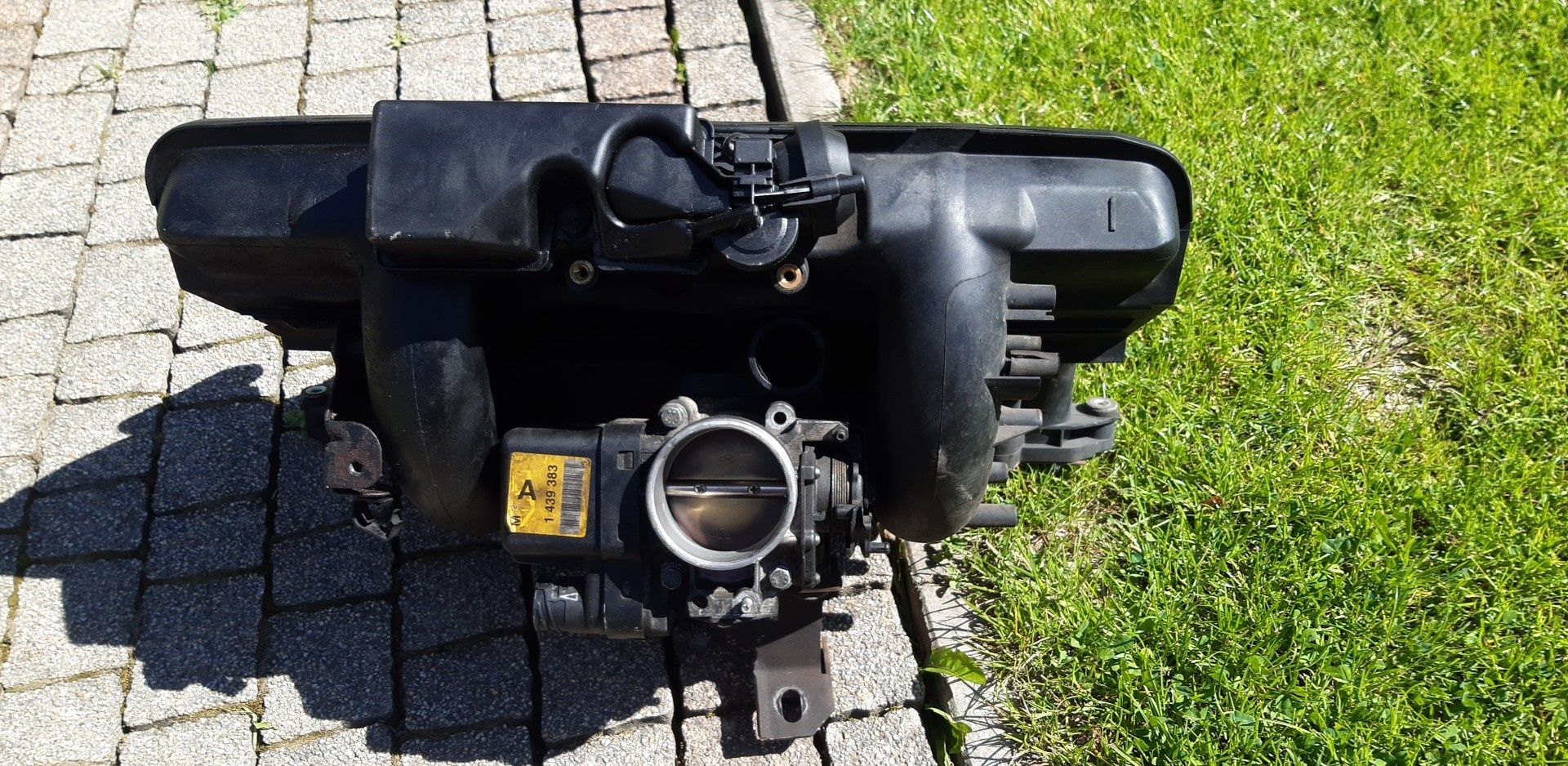 Kolektor ssący dolotowy BMW E39 E46 M52TUB28 M przepustnica disa