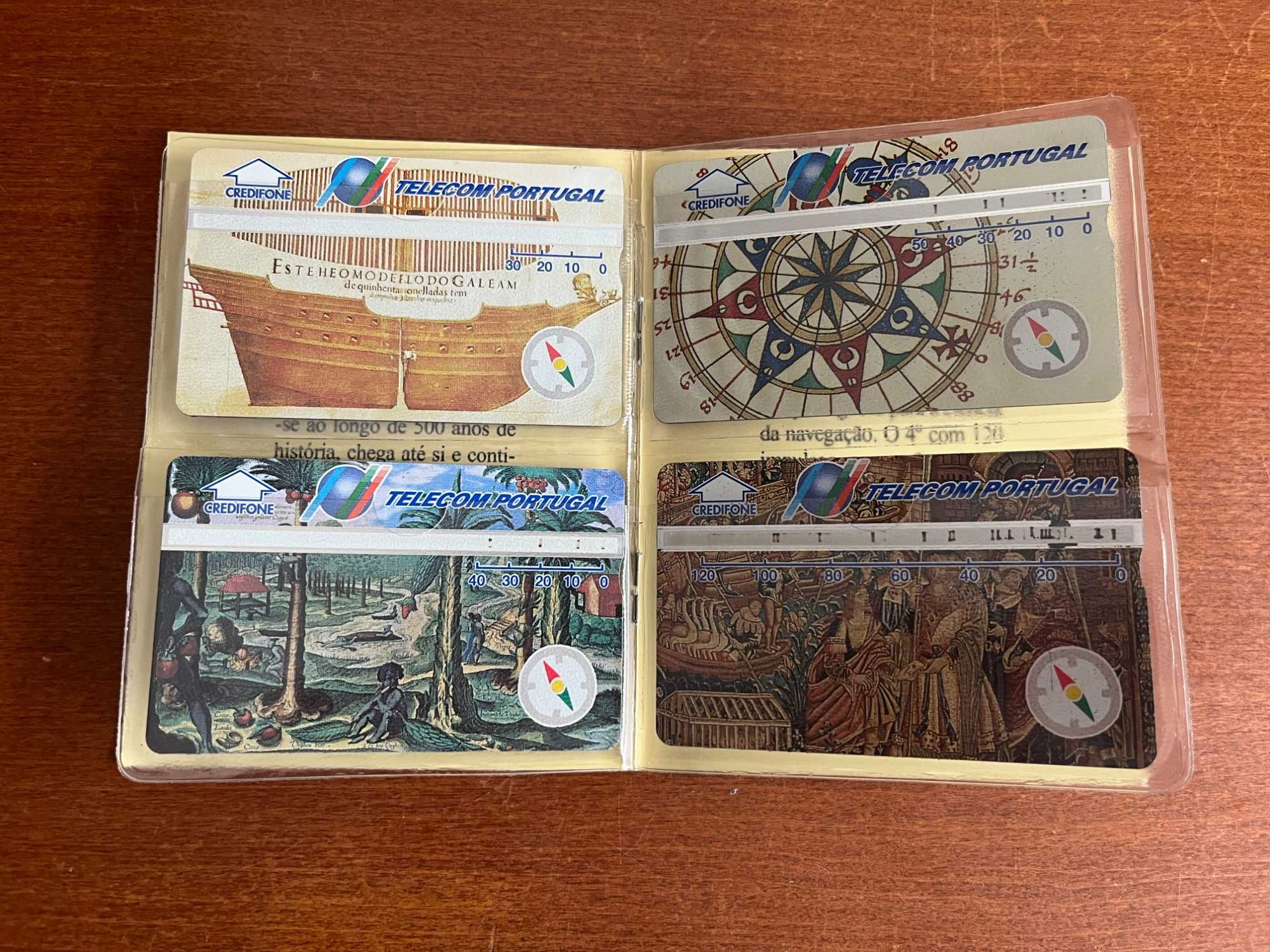 Coleção - Descobrimentos Portugueses - Conjunto de Cartões Telefónicos