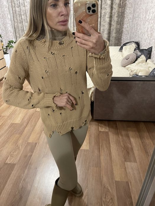 Свитер zara в лырку