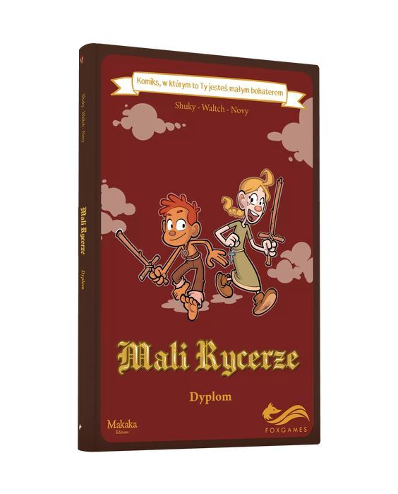 Komiks paragrafowy. Mali rycerze. Dyplom. FoxGames / GW Foksal