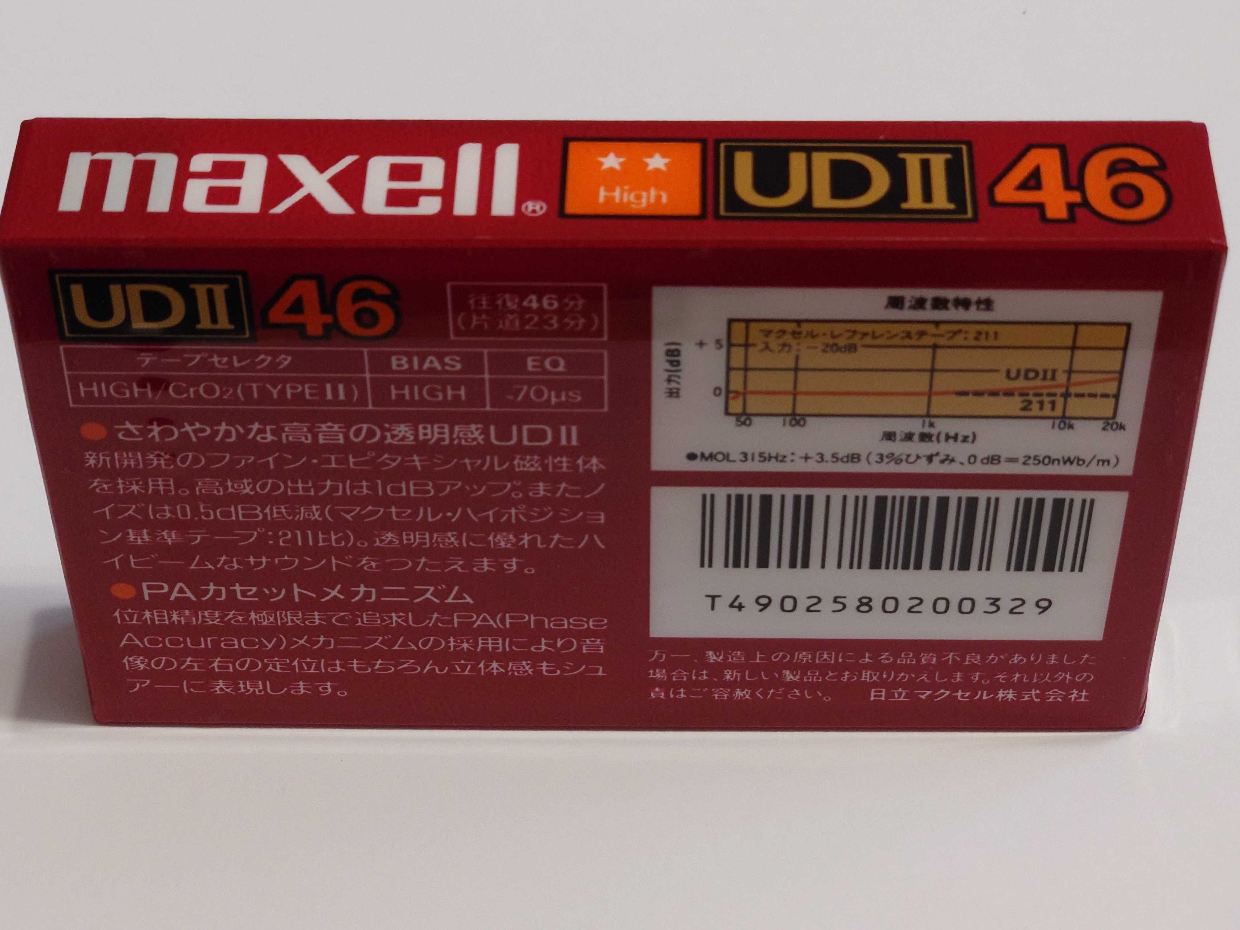 Maxell UDII 46 model na lata 1985/1987 na rynek Japoński