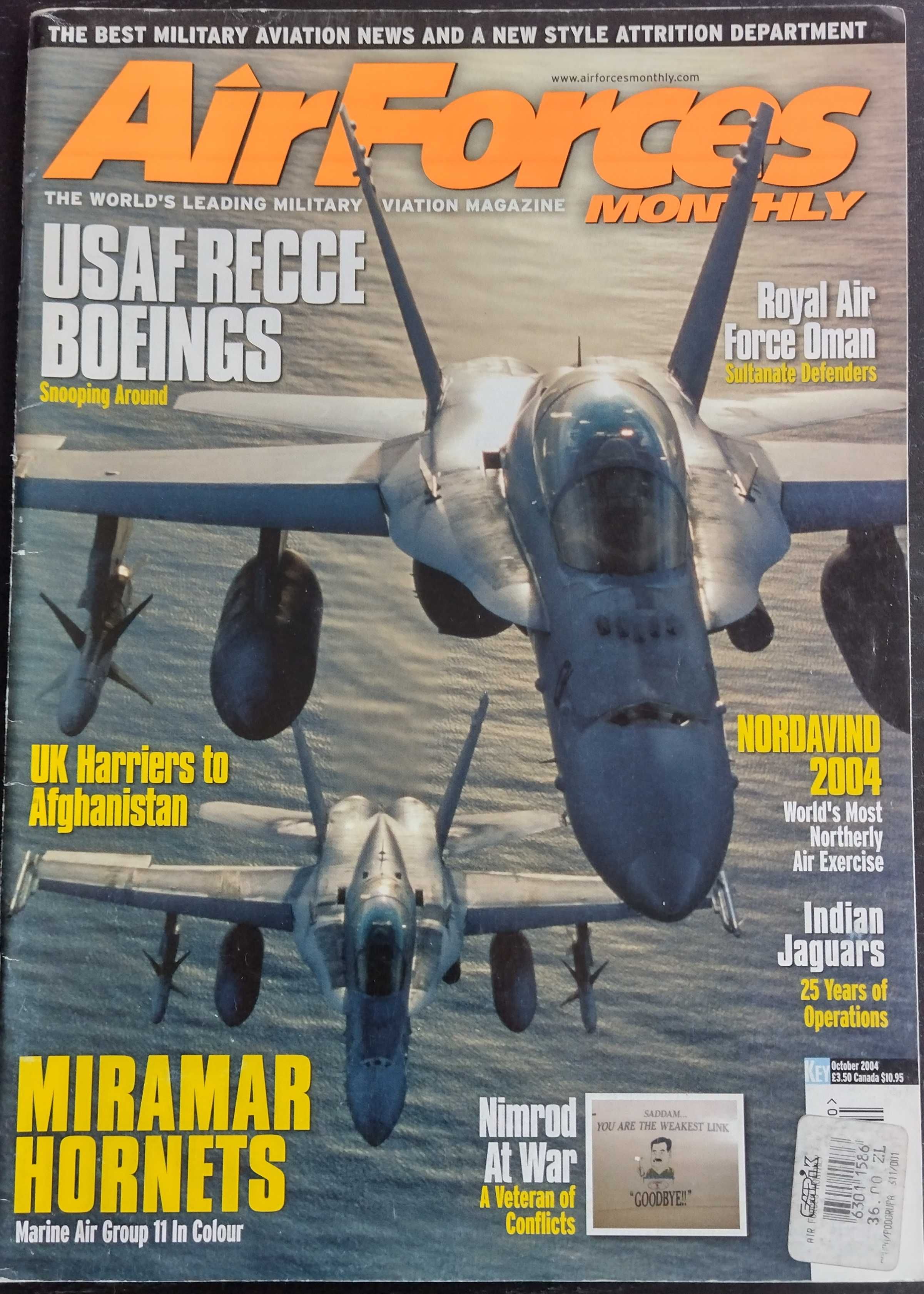 Czasopismo "AirForces Monthly"  - 11/2004