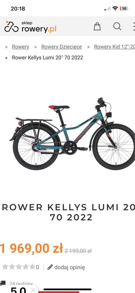 Rower Kellys Lumi 70 kola 20