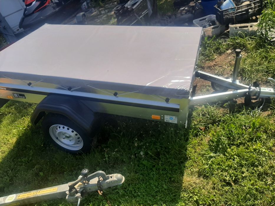 Przyczepka do quada traktorka 110x210cm plandeka tanio