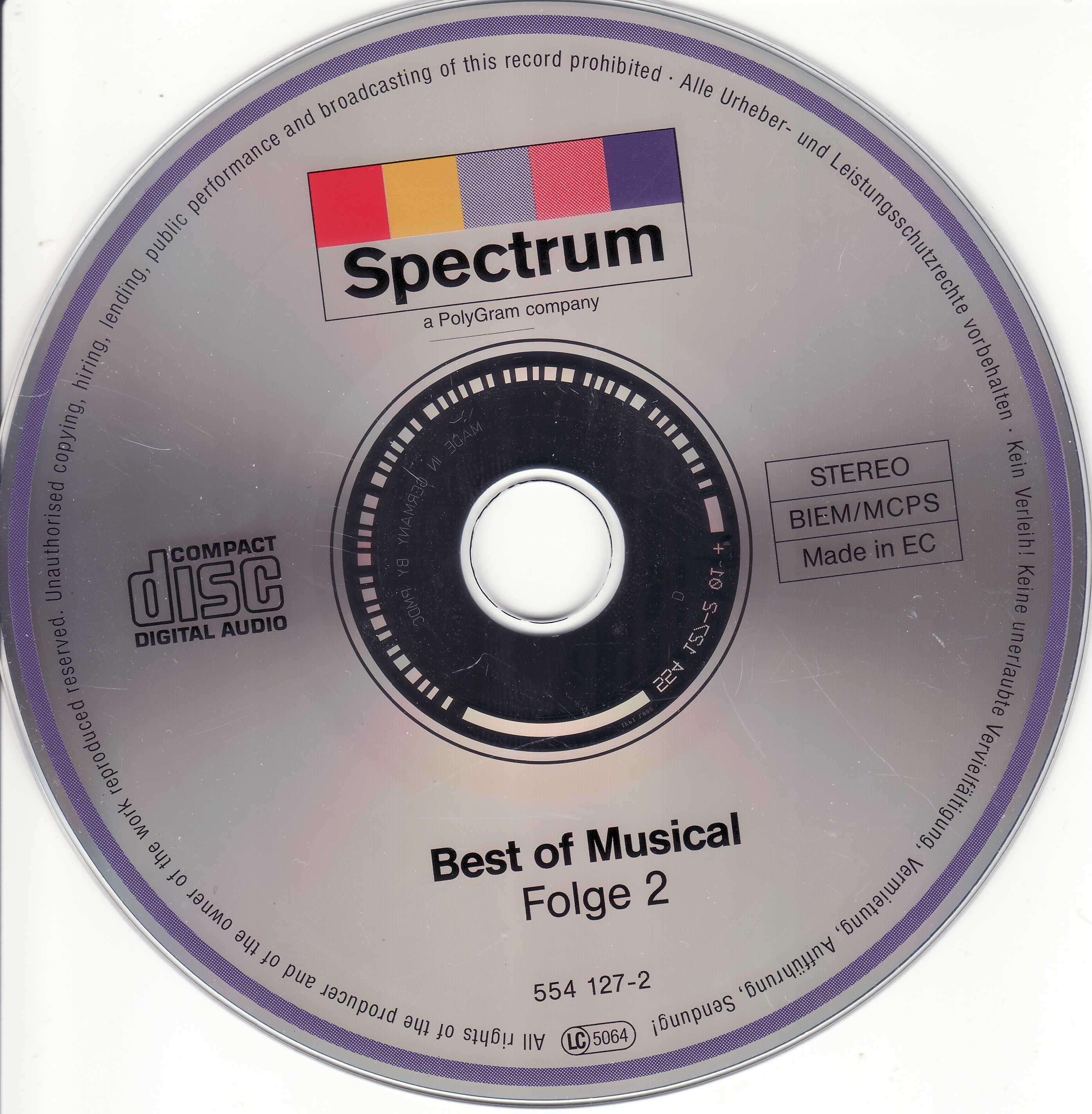 Best Of Musical-Folge 2 (Jesus Christ Superstar).Фірмові CD фирменные