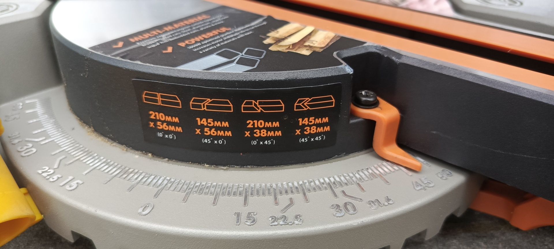 Ukośnica z posuwem Evolution R185 110v!!!