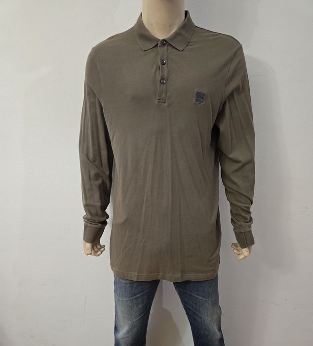 Boss męska koszulka polo z długim rękawem