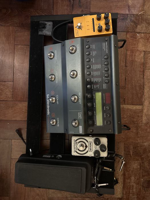 Setup Pedais guitarra + pedalboard